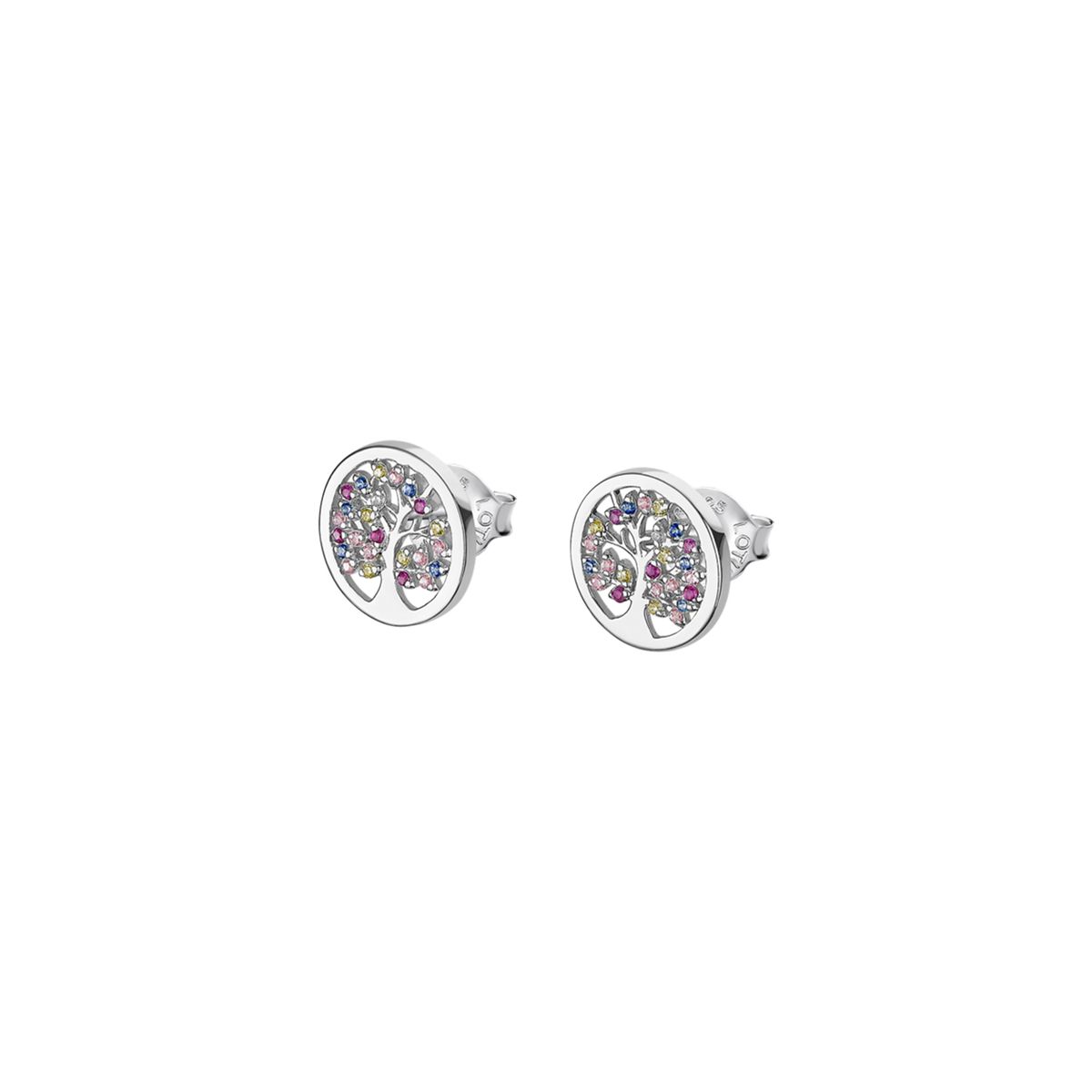 LOTUS SILVER - Aros LP1890-4/1 Lotus Silver Mujer Tree of Life