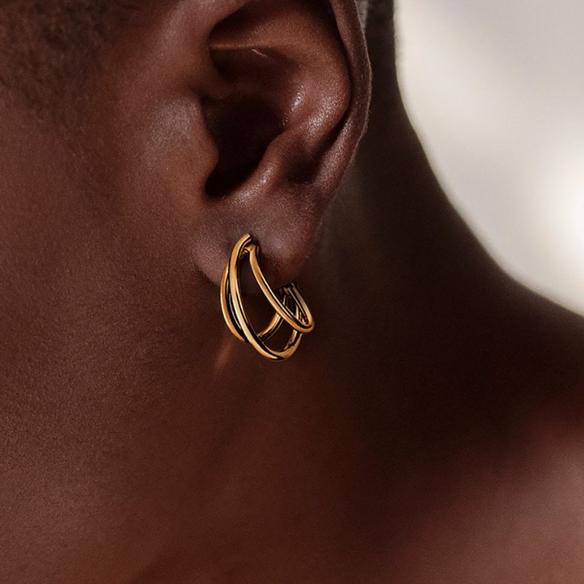 LOTUS SILVER - Aros LP3282-4/2 Lotus Silver Mujer Hoops
