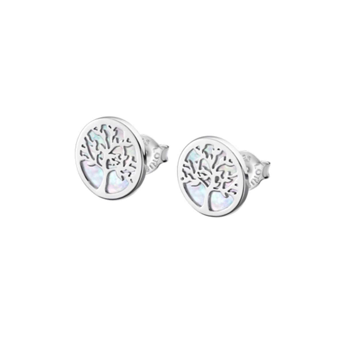 LOTUS SILVER - Aros LP1821-4/1 Lotus Silver Mujer Tree of Life