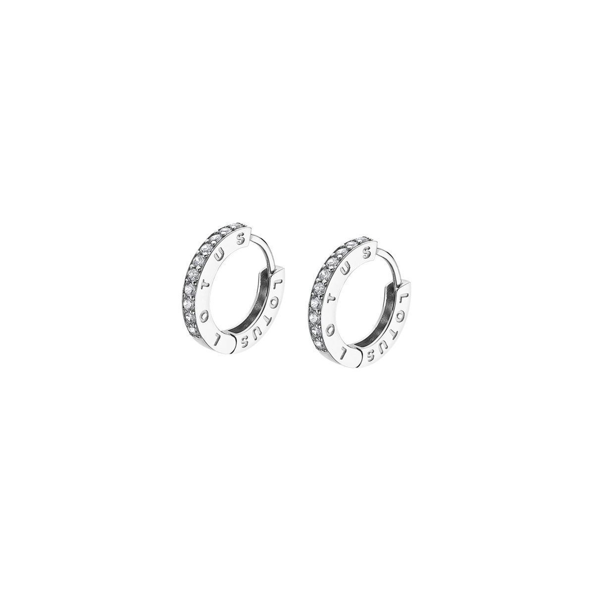 LOTUS SILVER - Aros LP1887-4/1 Lotus Silver Mujer Hoops