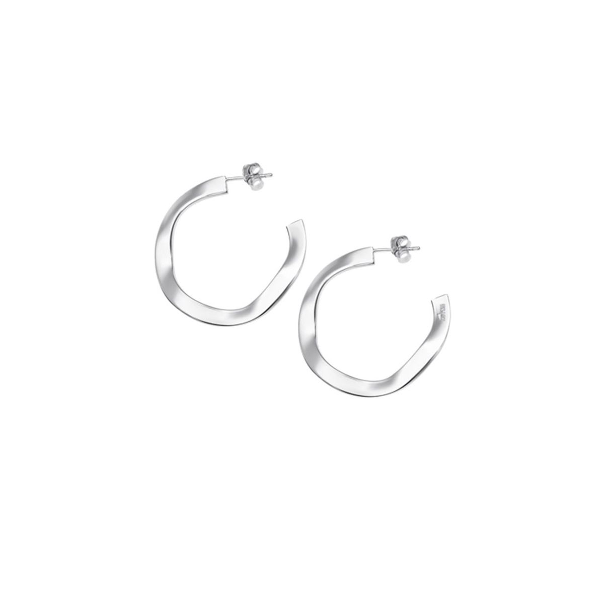 LOTUS SILVER - Aros LP3187-4/1 Lotus Silver Mujer Hoops