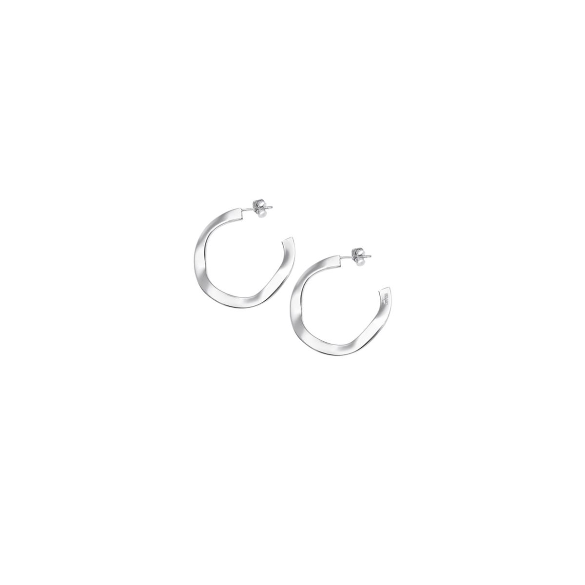 LOTUS SILVER - Aros LP3187-4/1 Lotus Silver Mujer Hoops
