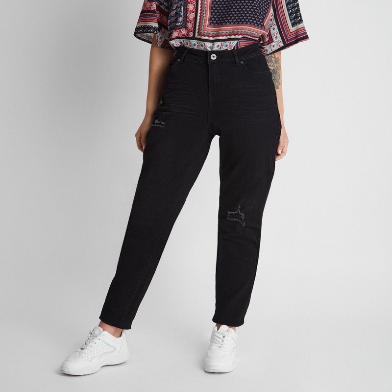 CURVI - Jeans Slim Con Roturas CURVI