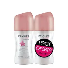 ETIQUET - Pack 2 Desodorante Roll On Clásico mujer 60g