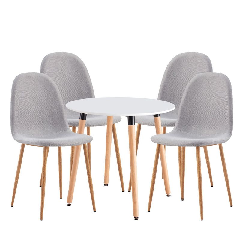NOVAHUS - Juego de Comedor 4 sillas