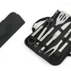 GENERICO - SET DE UTENSILIOS DE COCINA CON ESTUCHE PARA ASAR