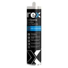 GENERICO - Silicona Acética Rex Transparente Fungicida Cartucho 300ml