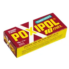 POXIPOL - Adhesivo transparente secado en 10 MIN 16 grs