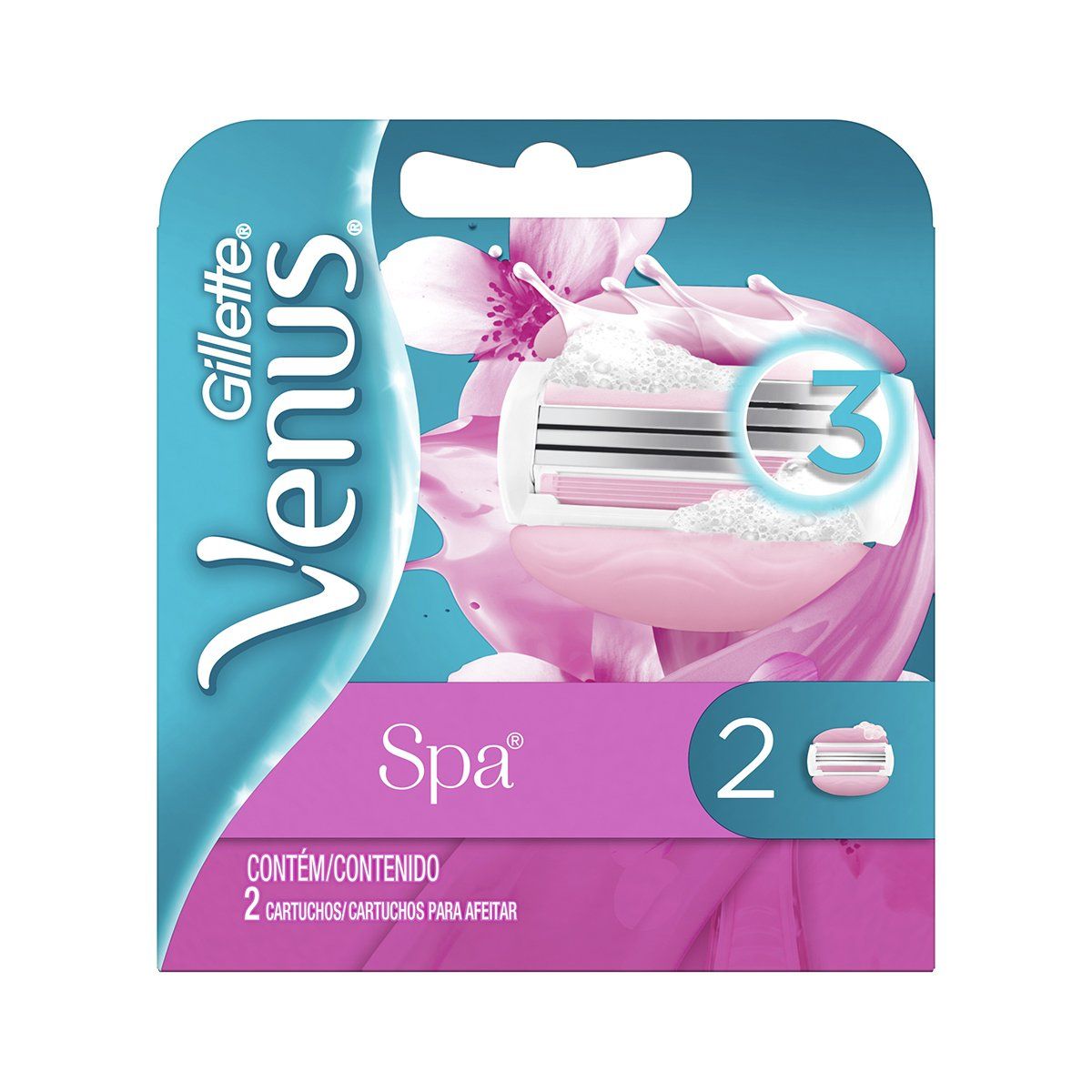 GILLETTE - Repuesto Gillette Venus Spa 2 Unidades