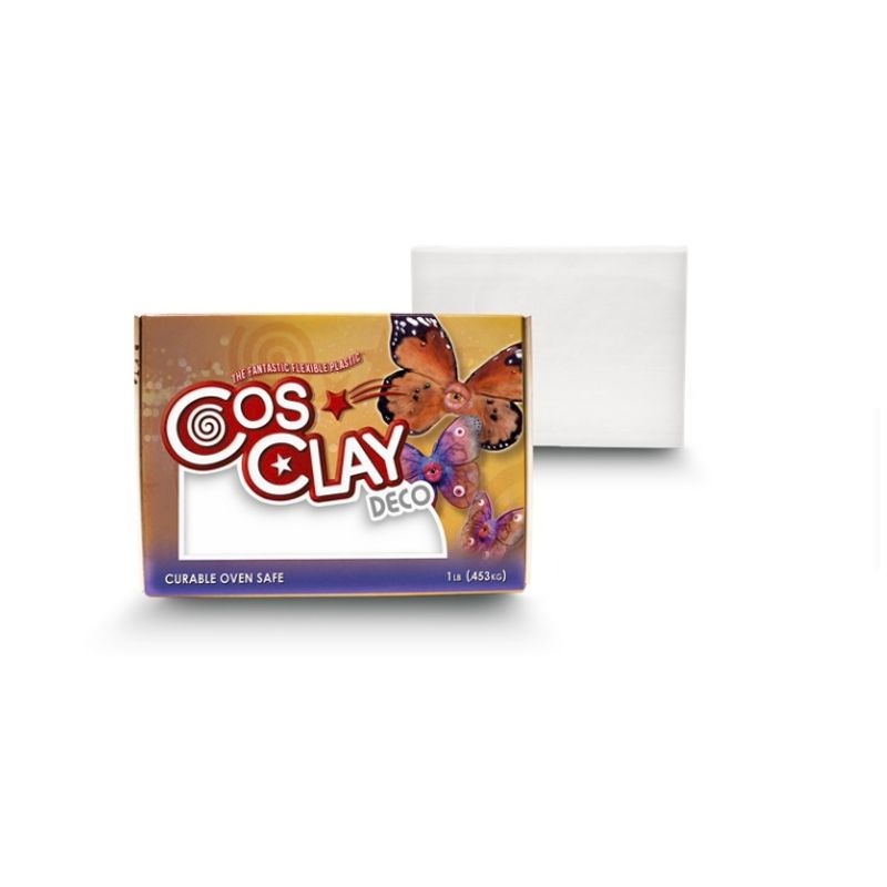 GENERICO - ARCILLA POLIMÉRICA HORNEABLE  COLOR BLANCO COSCLAY®