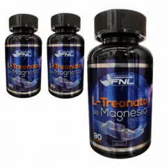 FNL - L- Treonato de Magnesio 3x90 cáps Ansiedad Sist Nervioso Estres Fatiga