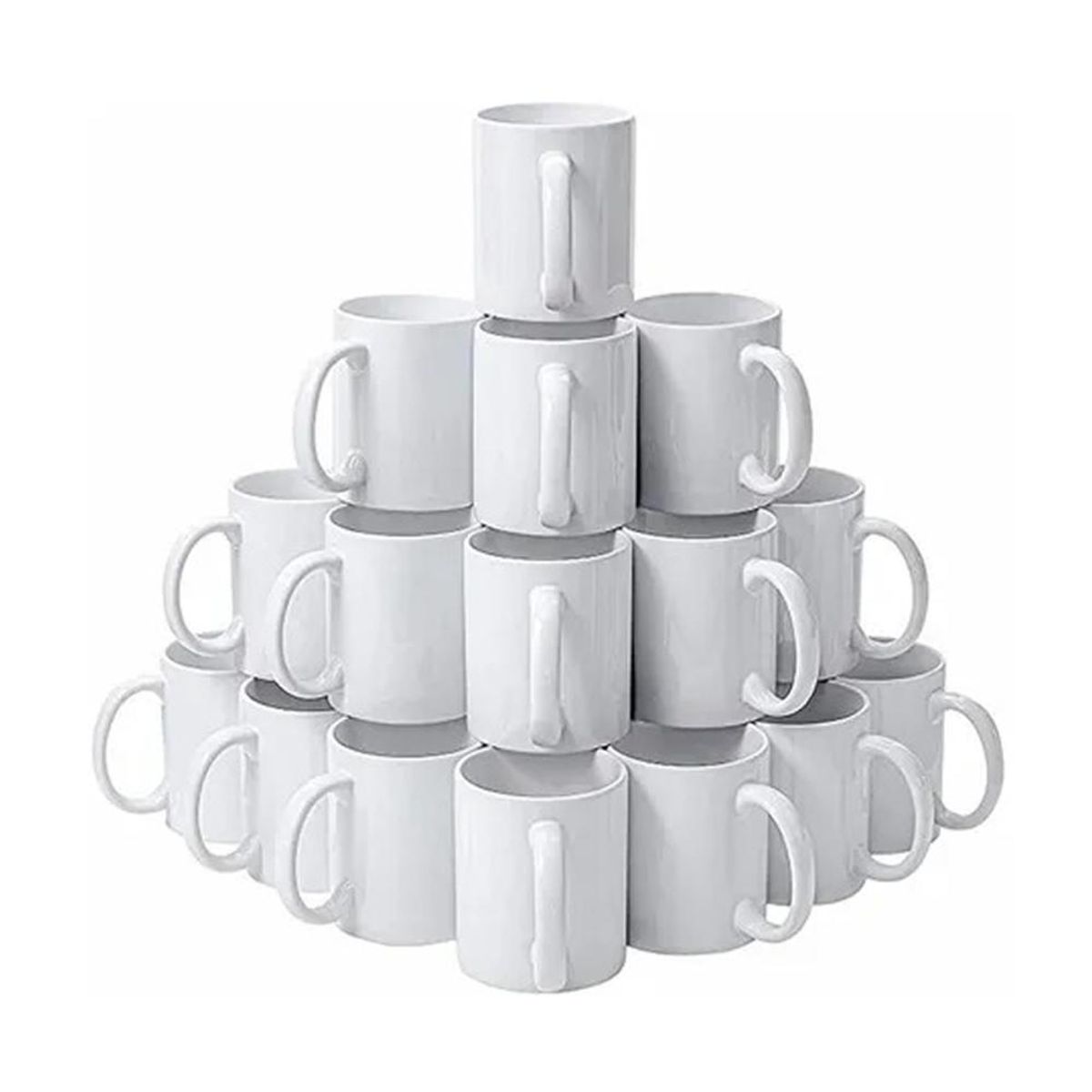 DETODOYMAS - Caja 36 Tazones Estampar Sublimacion Blanco Grado A 11oz DETODOYMAS