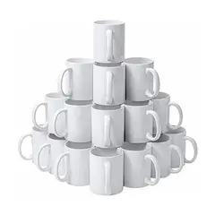 DETODOYMAS - Caja 36 Tazones Estampar Sublimacion Blanco Grado A 11oz