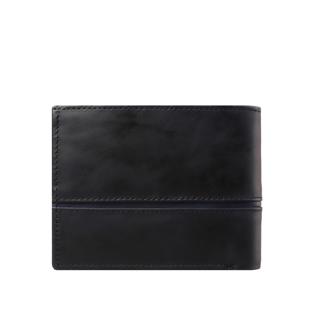 CRAFTMEN - Billetera hombre 100% cuero natural negro azul Craftmen