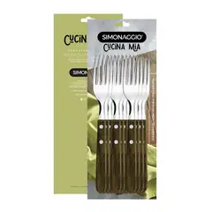 GENERICO - Set de tenedores Simonaggio Cucina mia 12 piezas