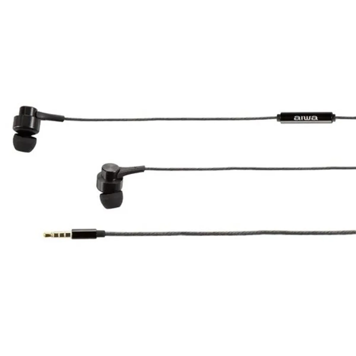 AIWA - Audífonos Manos Libres Aiwa 1 Negro Con Cable