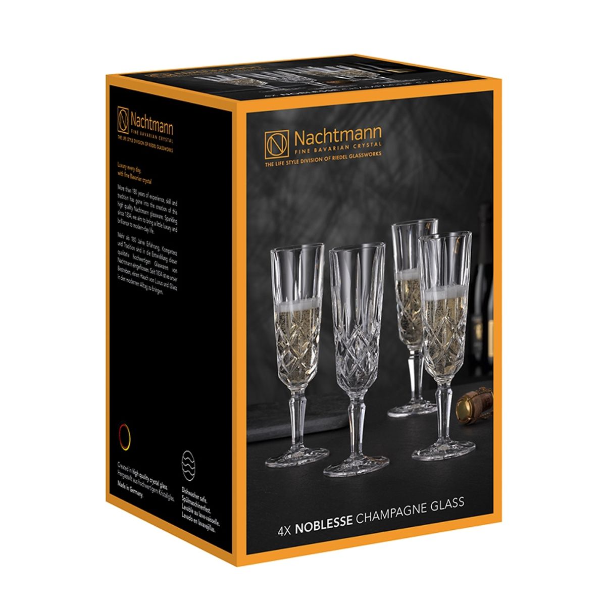 NACHTMANN - Set 4 copas Noblesse Champagne.