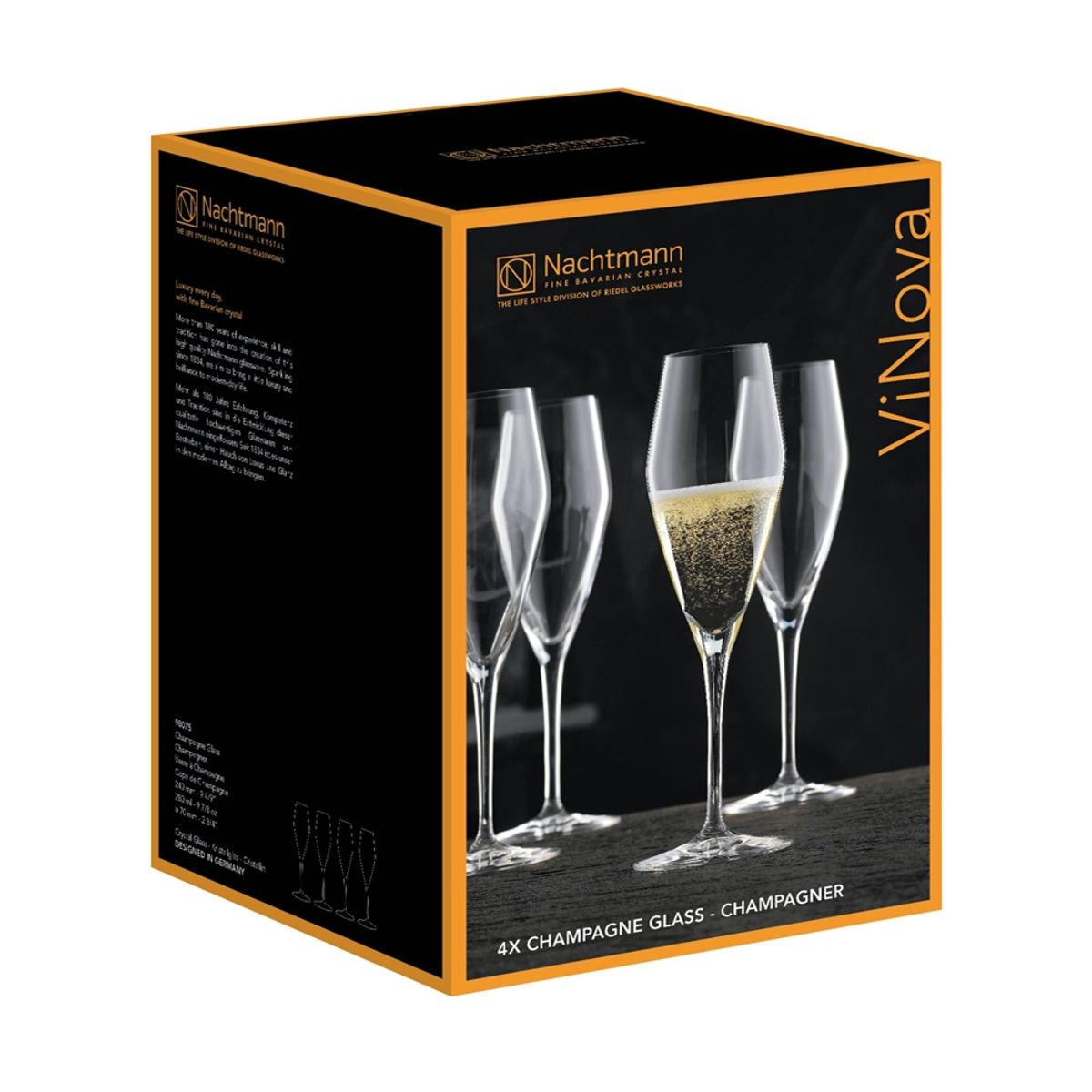 NACHTMANN - Set 4 copas Vinova Champagne