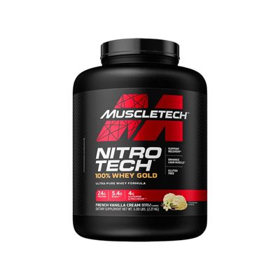 Imagen 2 del producto Nitro Tech 100% Whey Gold - 5 LB - french vainilla cream