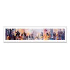 ALCUADRADO - Cuadro Mini Panoramico Pintura Abs. Negro