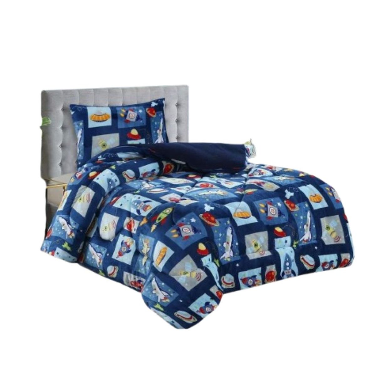 GENERICO - Cobertor Chiporro Invierno 1.5 Plazas - Naves Espaciales Niño M202