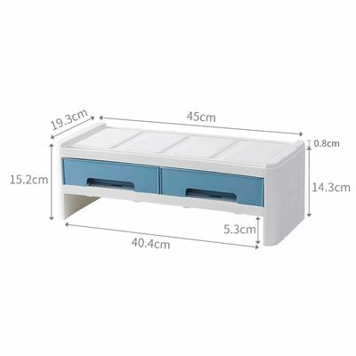 Imagen 2 del producto Cajón Organizador De Escritorio Modular Celeste 2050.