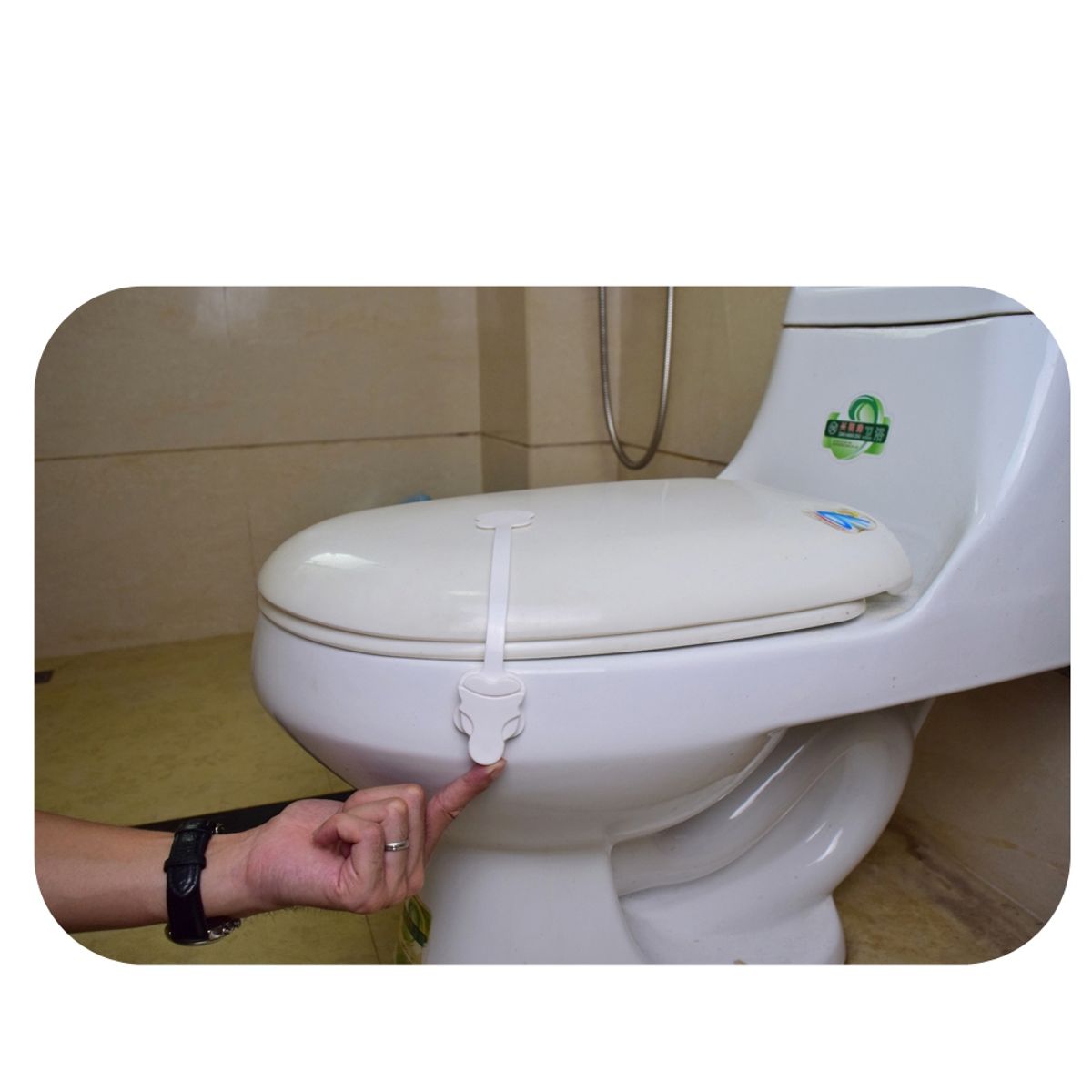 GENERICO - Cierre de seguridad para tapa de baño niños y bebes