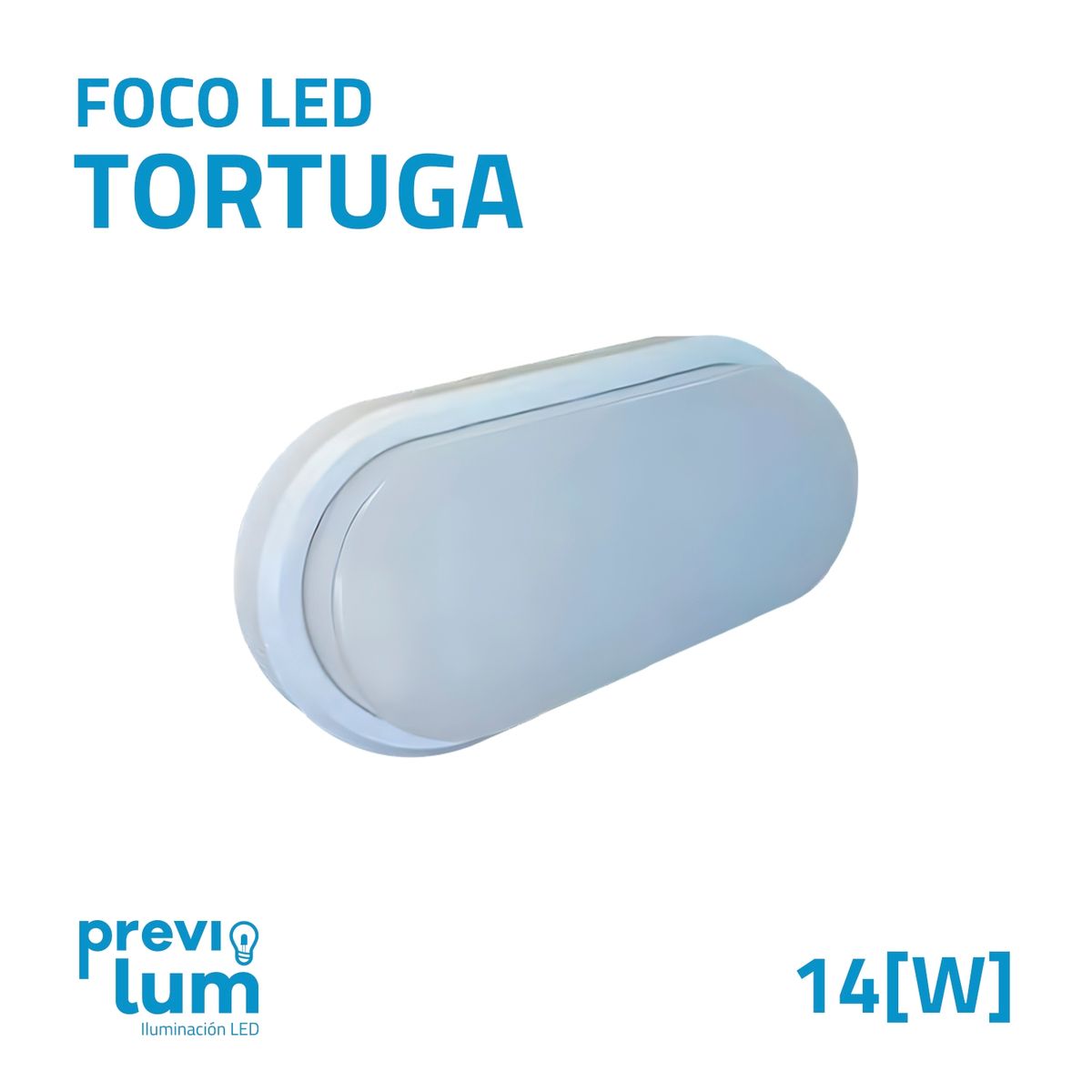 PREVILUM - Foco LED TORTUGA 14W Blanco frio