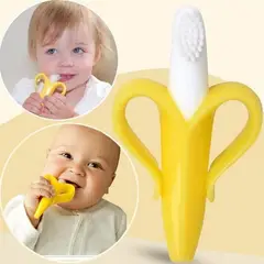 COCHOLITO KIDS - Cepillo En Forma de Babana Para Bebés 3 Meses