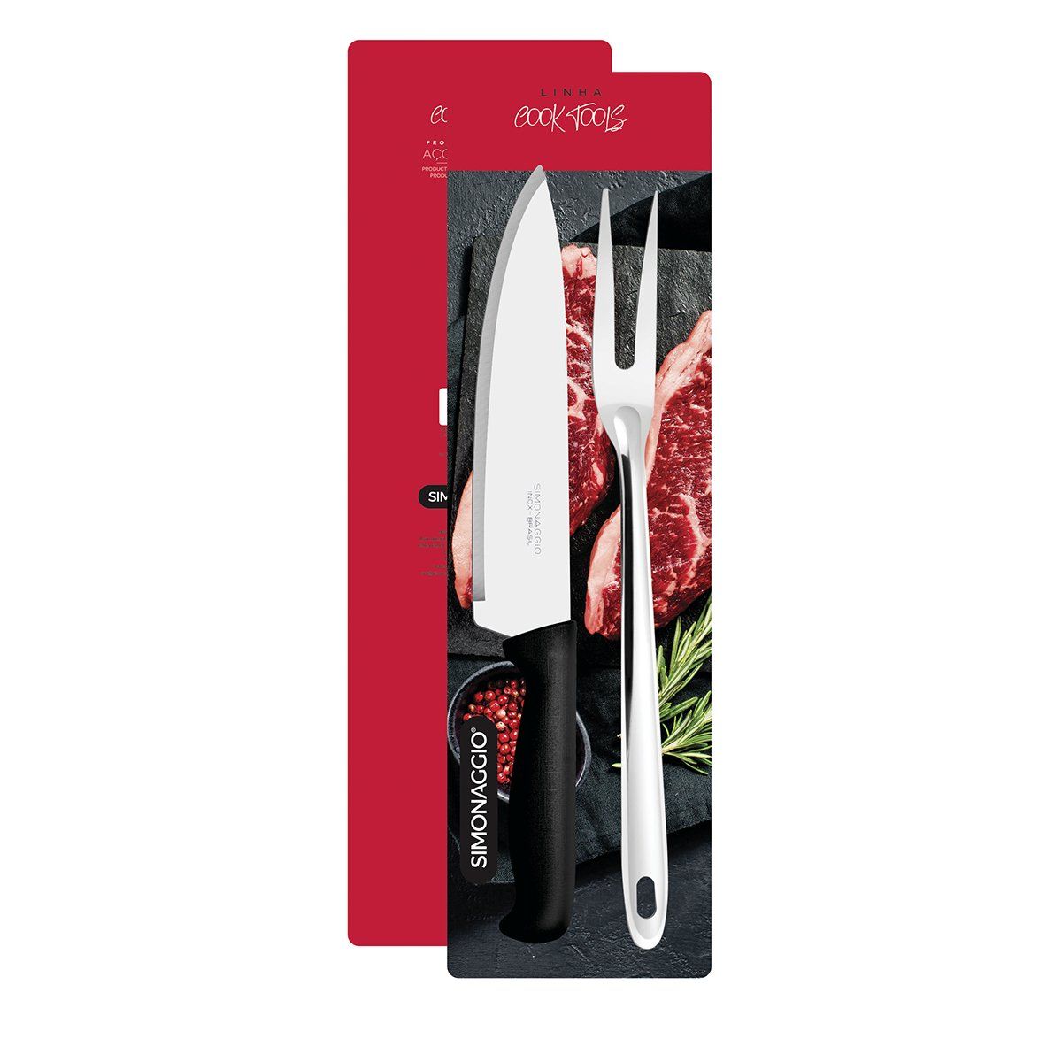 GENERICO - Juego para cocina Simonaggio Cooktools 2piezas negro