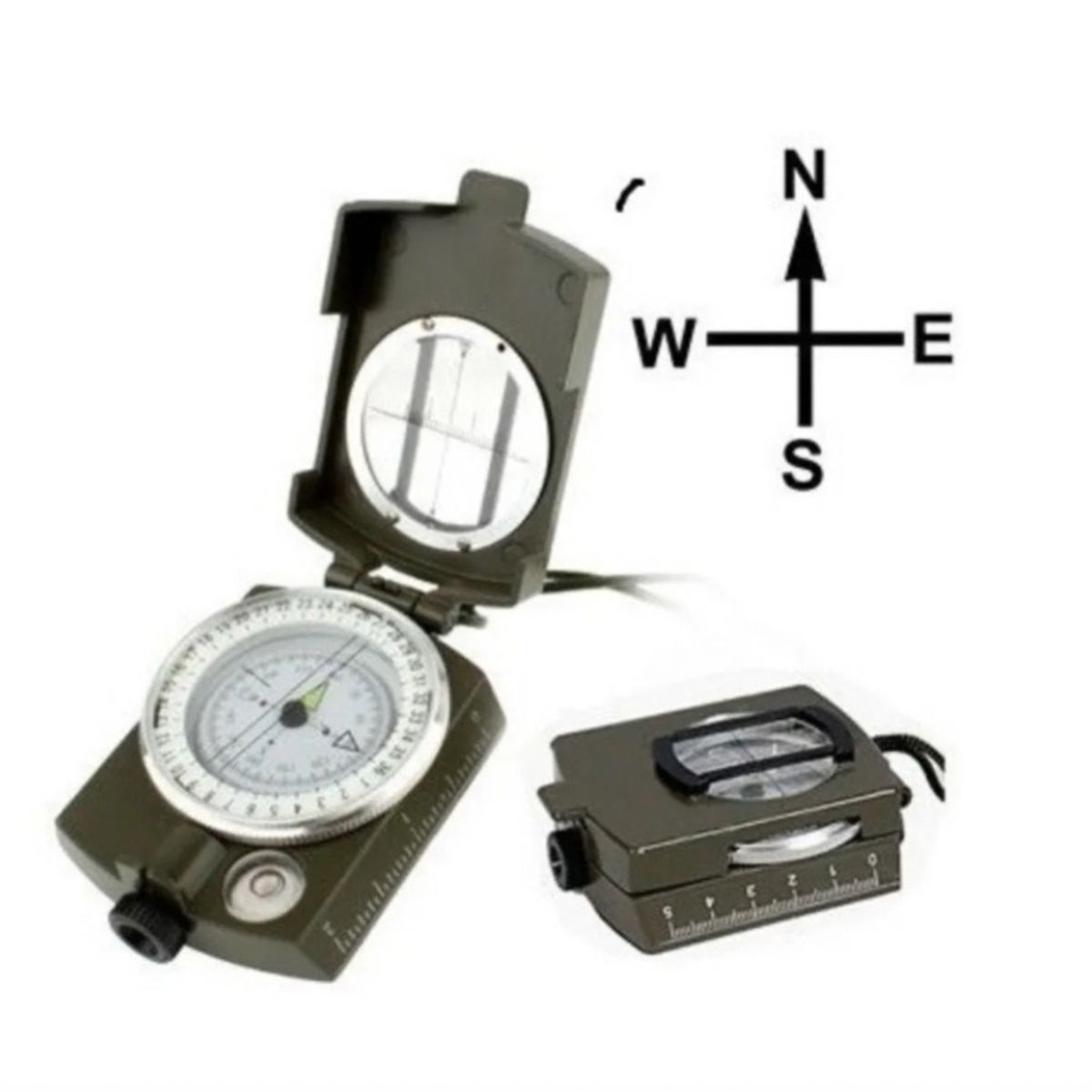 GENERICO - Brujula Profesional Militar Tactica Grande