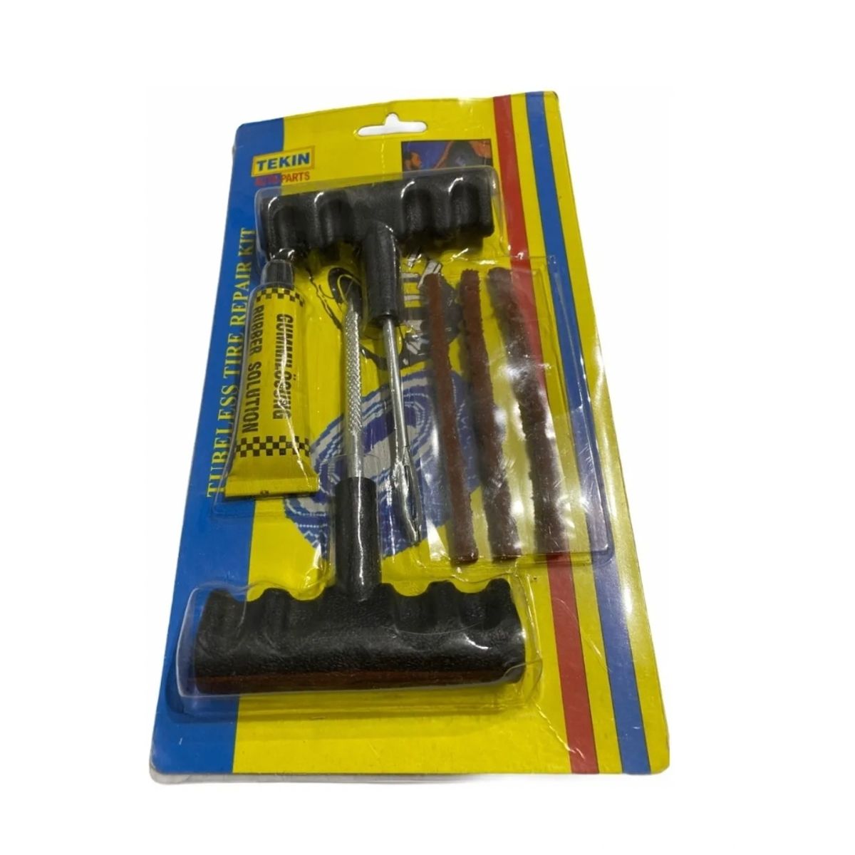 GENERICO - Kit Reparacion Pinchazos Neumaticos De Emergencia Auto Motos