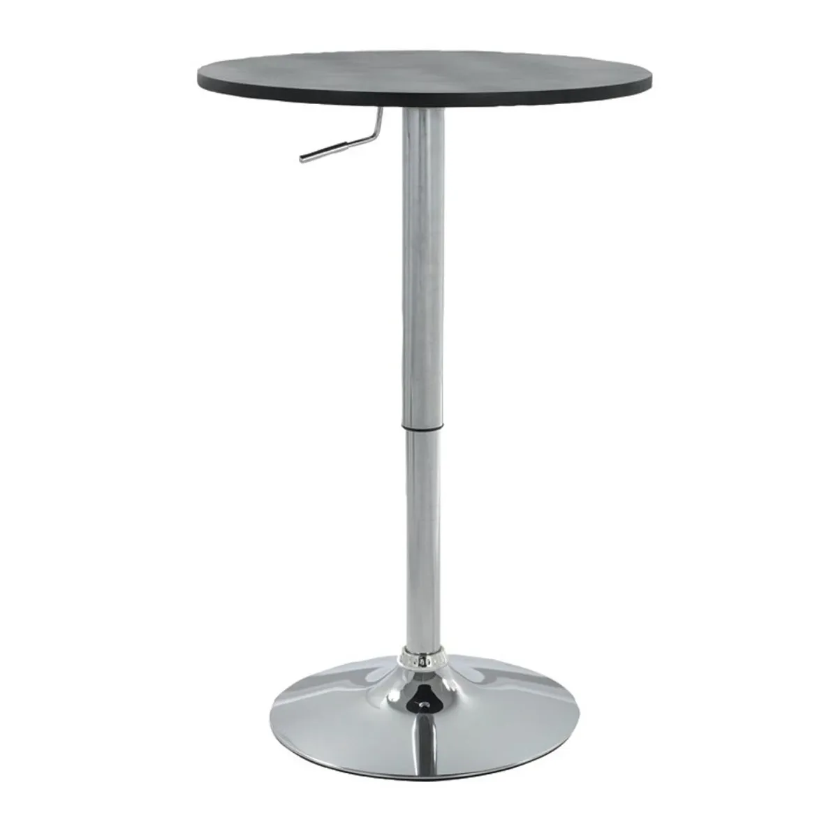 ARTIHOGAR - Mesa Bar de Altura Regulable 80 CM MDF Color Negro