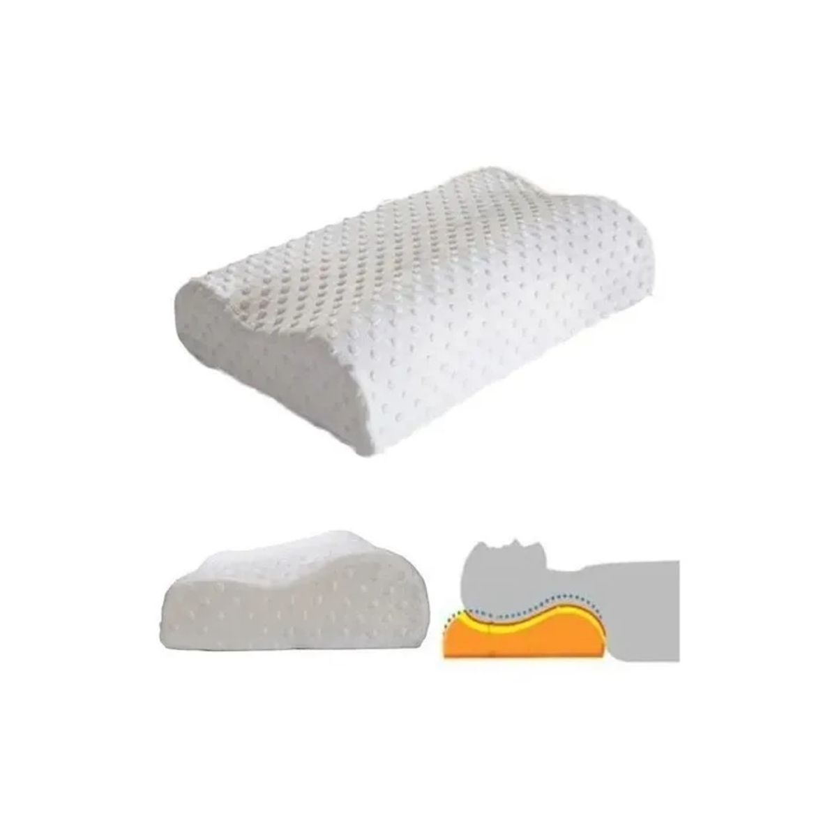 GENERICO - Almohada Viscoelastica Memoria Cervical Terapéutica