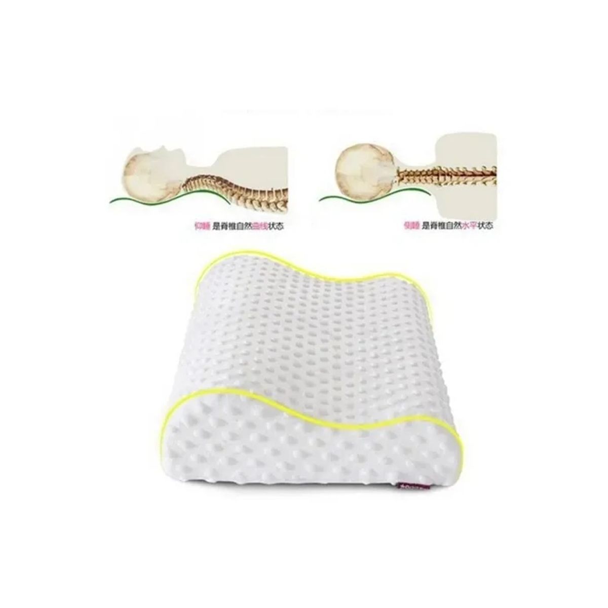 GENERICO - Almohada Viscoelastica Memoria Cervical Terapéutica