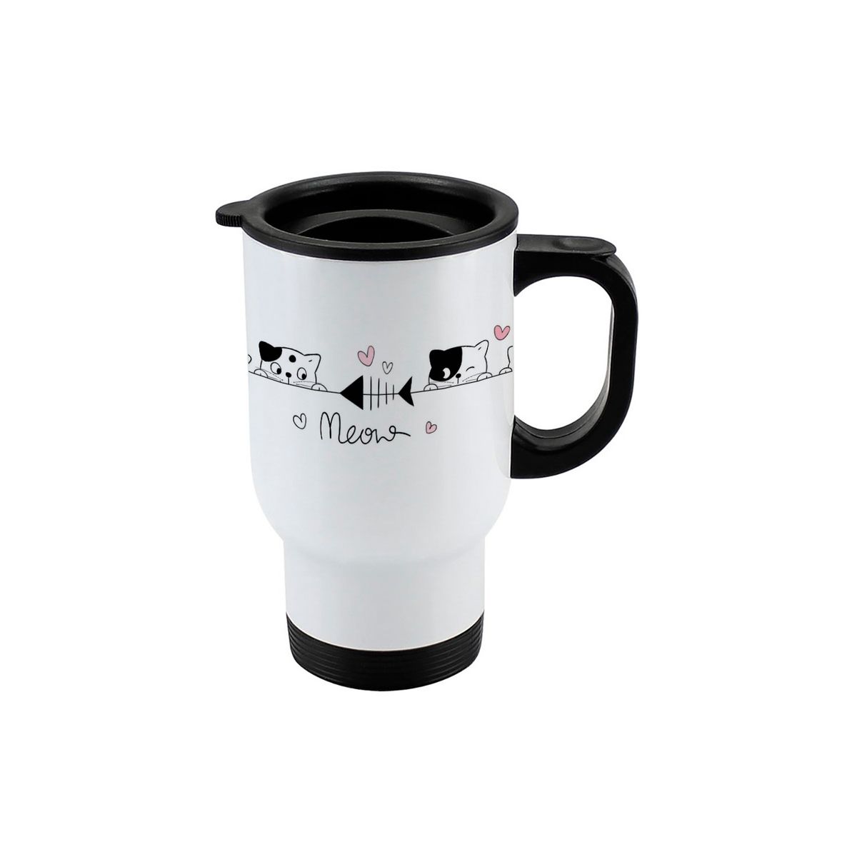 GENERICO - Mug térmico de viaje Gatitos