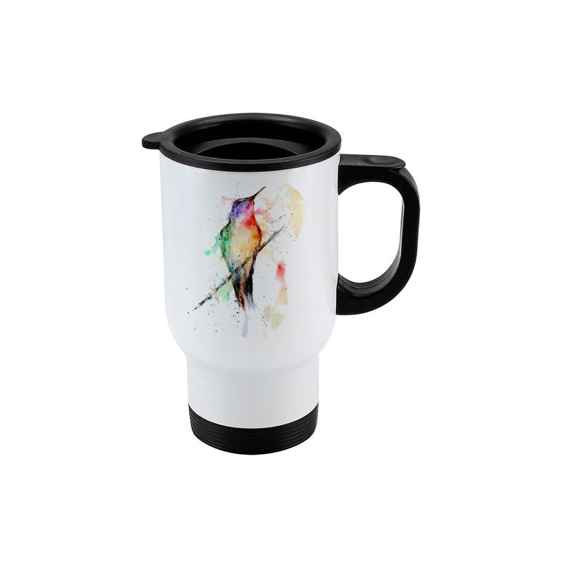 GENERICO - Mug térmico de viaje pajaro
