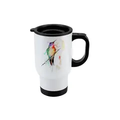 GENERICO - Mug térmico de viaje pajaro