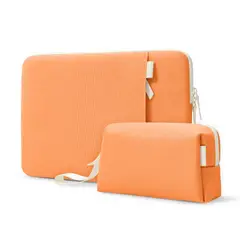 TOMTOC - A23 Funda Lady Para Macbook 14''+ organizador Naranja