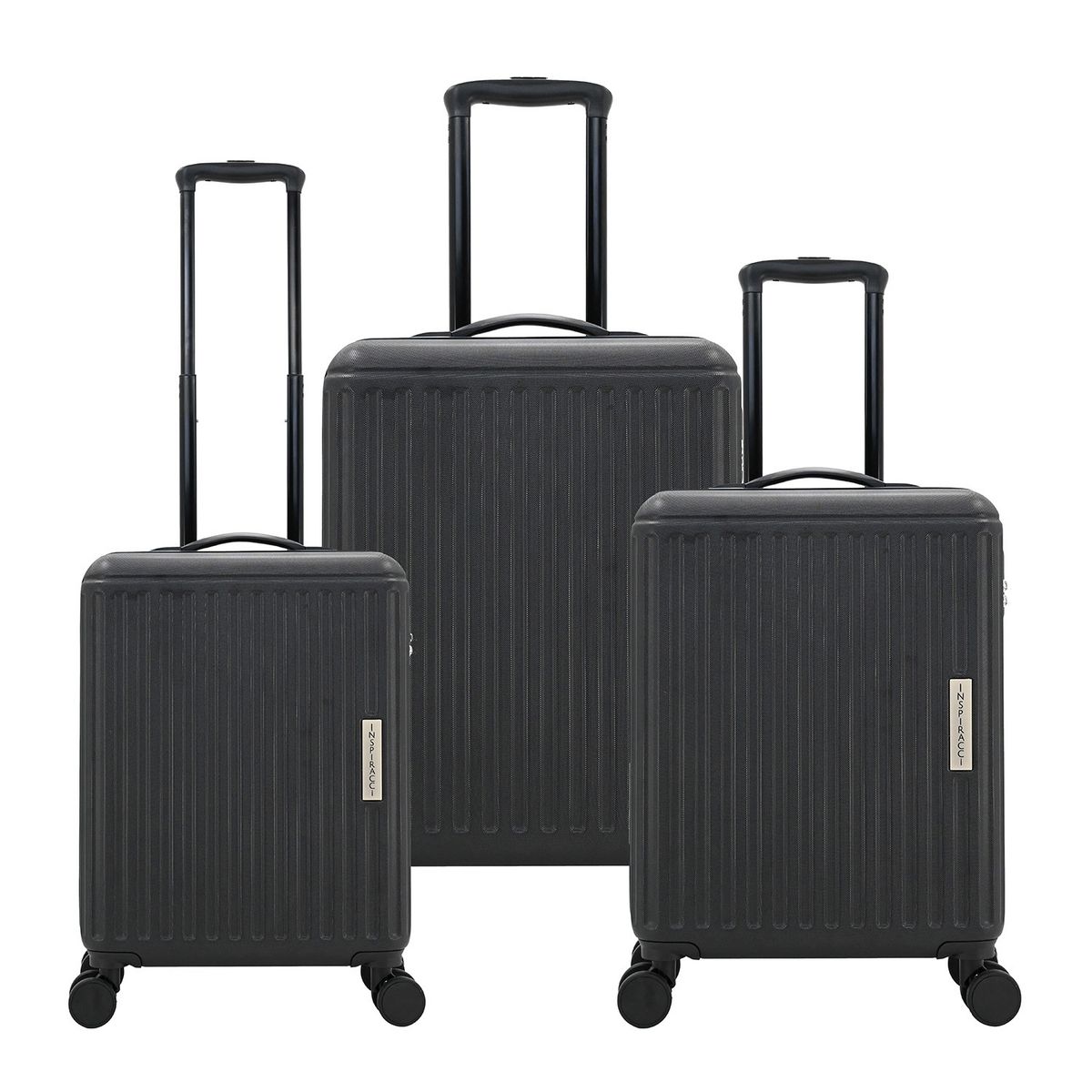 INSPIRACCI - Set de 3 Maletas Rígidas Misuri Negro-