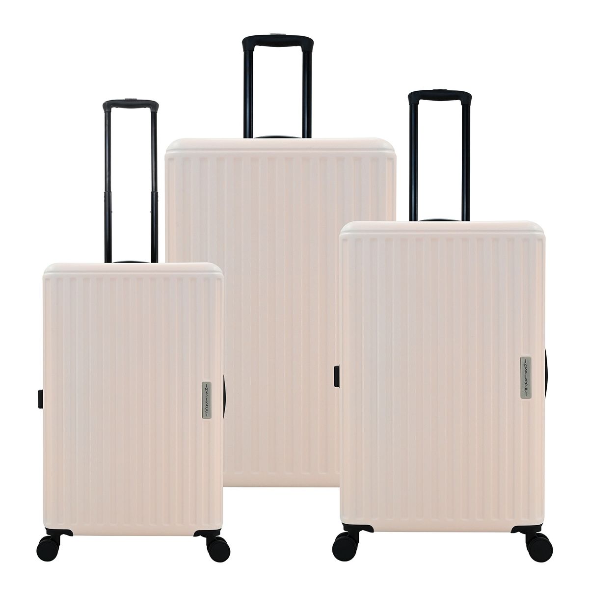 INSPIRACCI - Set de 3 Maletas Rígidas Misuri S-M-L Rosa-