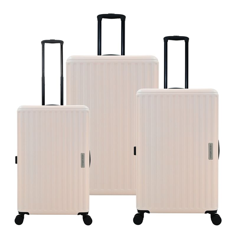 INSPIRACCI - Set de 3 Maletas Rígidas Misuri S-M-L Rosa