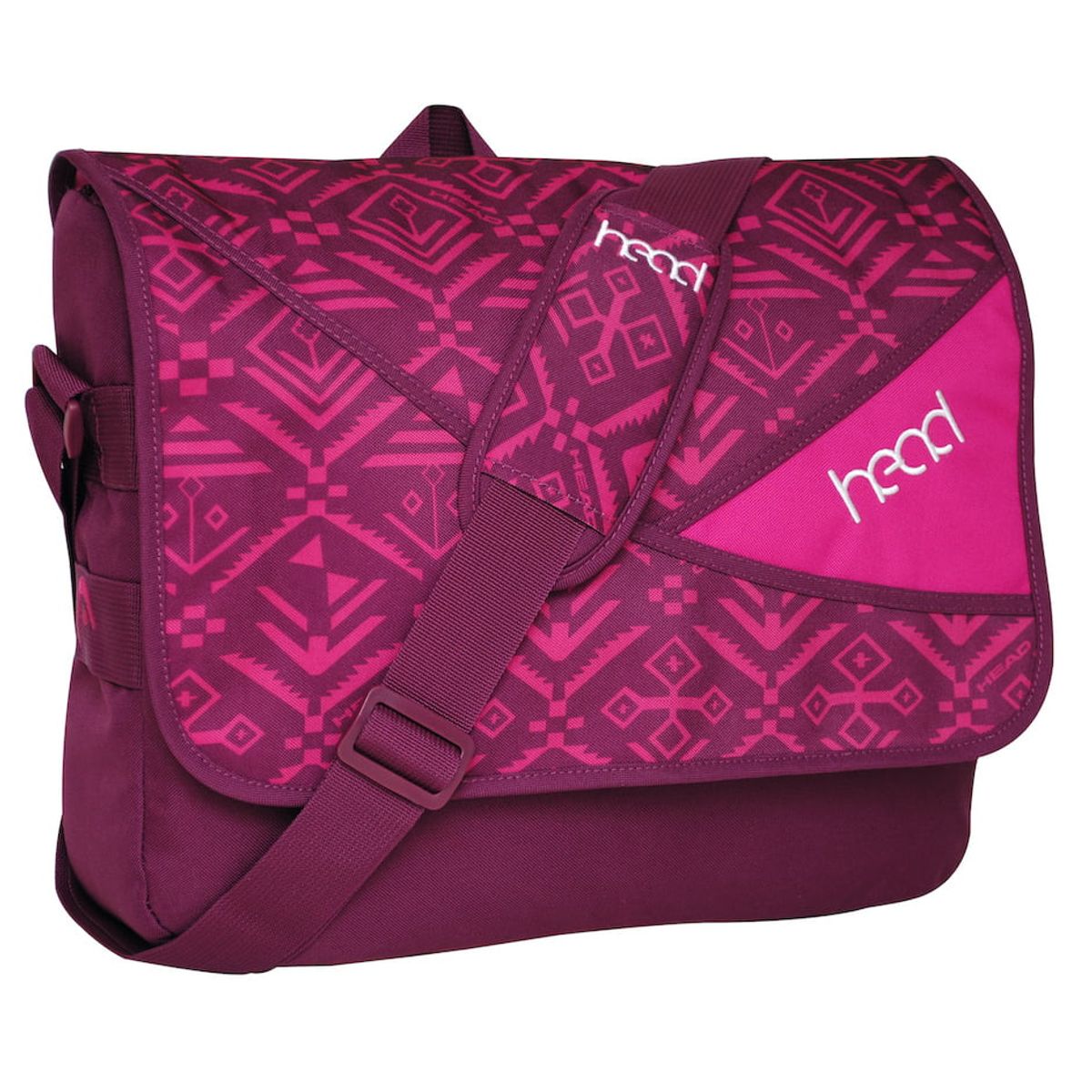 HEAD - Bolso Morral Matrix Etnico Hippie Fucsia Head