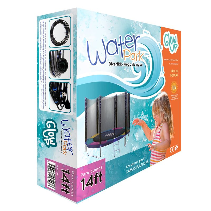GLOWUP - Juego De Agua Para Cama Elástica Y Jardín Glowup 4,27 Mt.