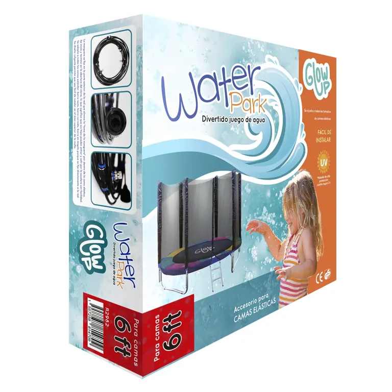 Juego De Agua Para Cama Elastica Y Jardin 1,83 Mt.
