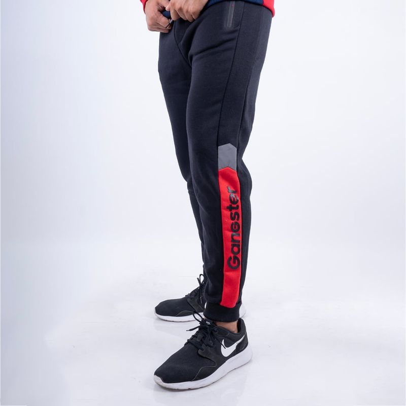GANGSTER - Buzo Jogger Supreme Negro Gangster