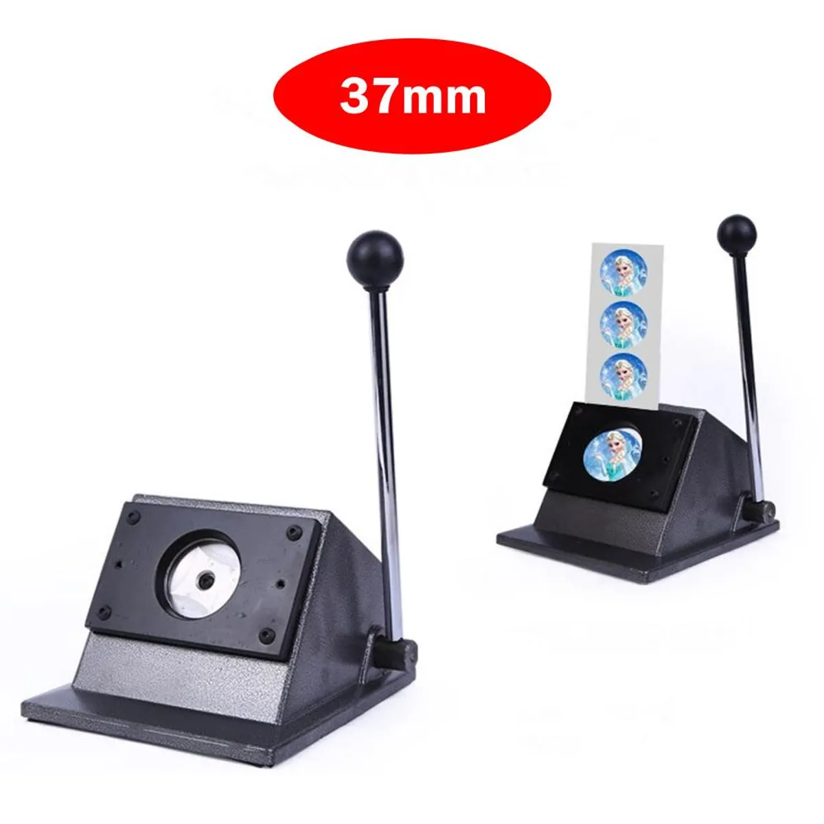 DETODOYMAS - Cortador metálico circular para chapitas 37mm DETODOYMAS