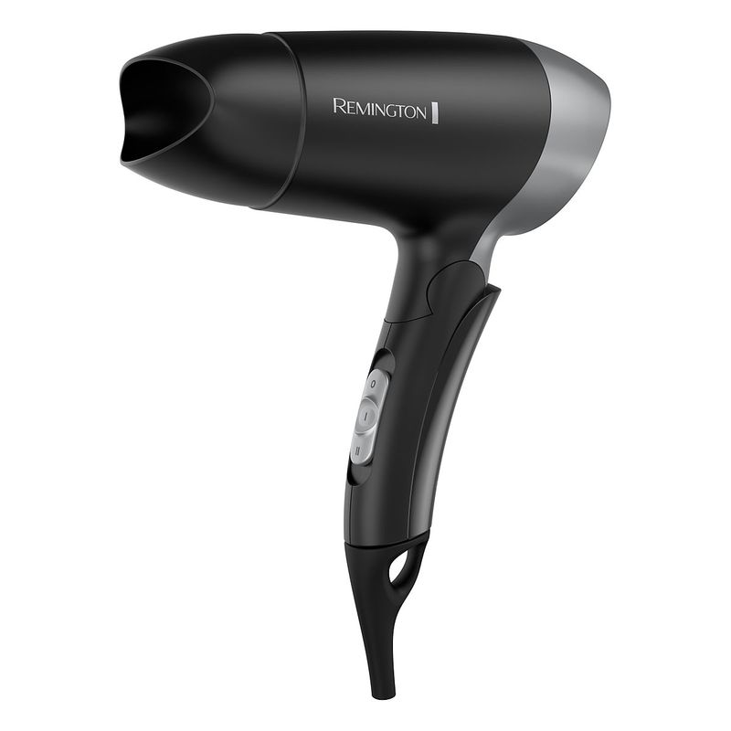 REMINGTON - Secador de Pelo Remington Plegable de Viaje 220V/110V D2400 - Negro