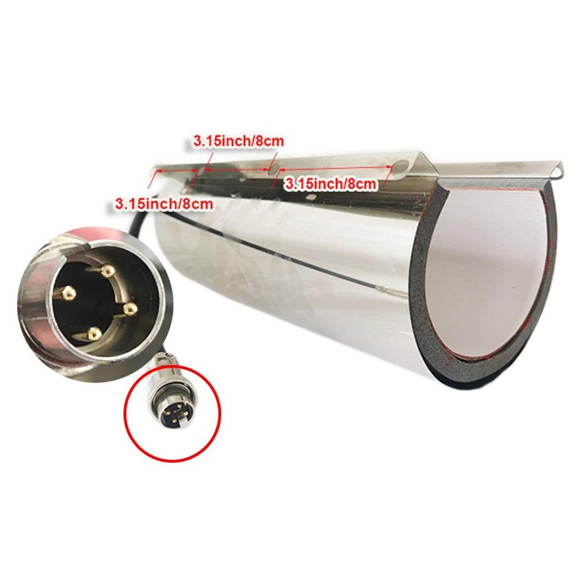 DETODOYMAS - Resistencias para Mug Press conector macho 20oz