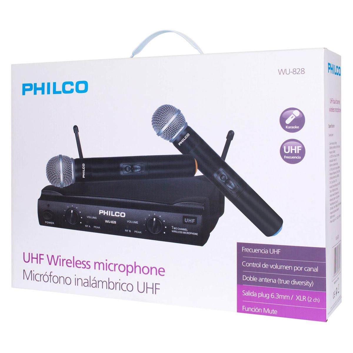 PHILCO - SET 2 MICROFONOS INAL UHF PHILCO